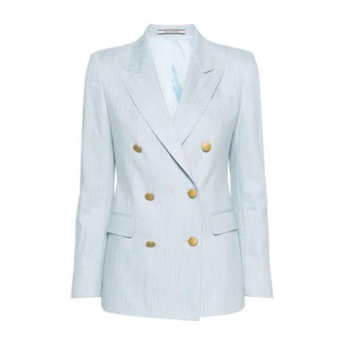 Tagliatore Klassisk Double-Breasted Blazer Blue, Dam