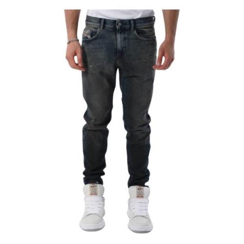 Diesel Slim Fit Destroyer Jeans Blue, Herr