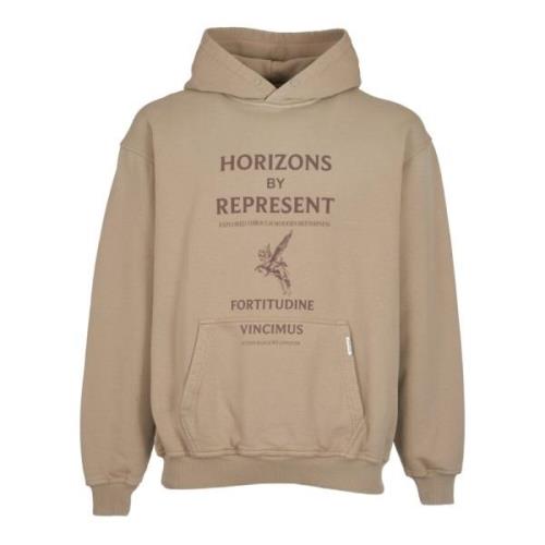 Represent Horizons Hoodie Sweaters Brown, Herr