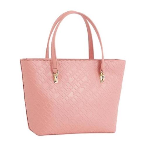 Tommy Hilfiger Monogram Shopper Väska Pink, Dam