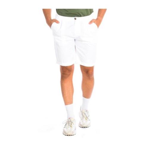 La Martina Vita Bermuda Shorts Casual Trendy Stil White, Herr