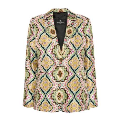 Etro Gula jackor för kvinnor Multicolor, Dam