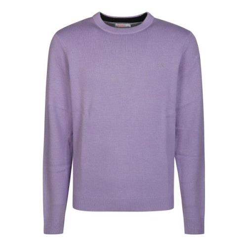 Sun68 Stilfull Shetland Sweater Purple, Herr