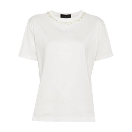 Fabiana Filippi Stiliga T-Shirt Kollektion White, Dam