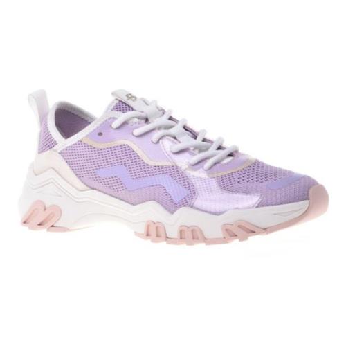 Baldinini Sneaker in lilac eco-leather Purple, Dam