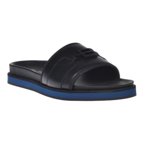 Baldinini Sandal in black calfskin Multicolor, Herr