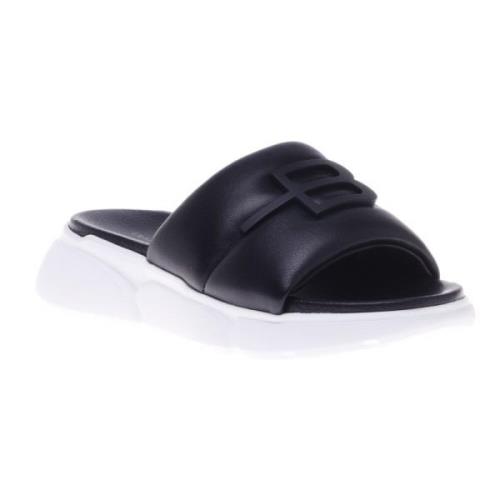 Baldinini Slipper in black calfskin Black, Dam