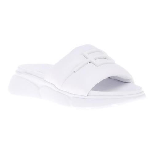 Baldinini Slipper in white calfskin White, Dam