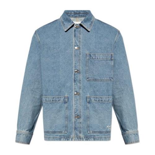 Maison Kitsuné Denimjacka Blue, Herr