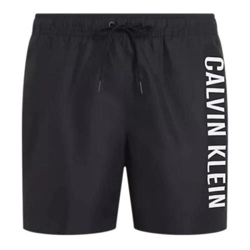 Calvin Klein Herr Badkläder Dragsko Kollektion Vår/Sommar Black, Herr