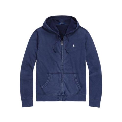 Ralph Lauren Marinblå Huva Stickad Blue, Herr