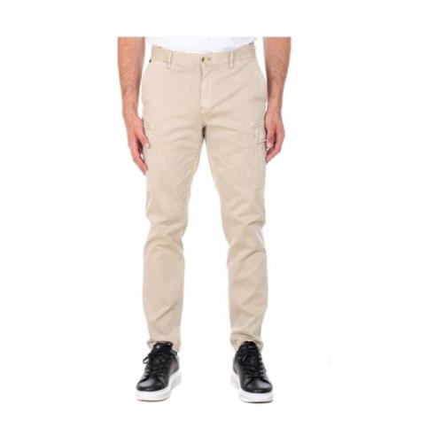 Scotch & Soda Slim-Fit Garment-Dyed Cargo Byxor Beige, Herr