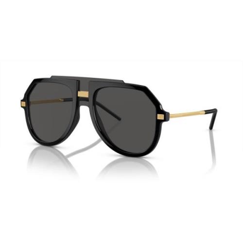 Dolce & Gabbana Svart/Grå Solglasögon DG 6195 Black, Herr