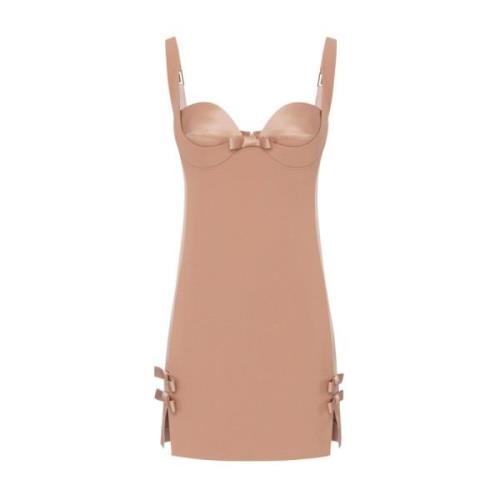 Elisabetta Franchi Nude Klänningar för Kvinnor Beige, Dam