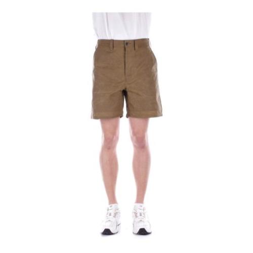 Filson Brun Shorts Dragkedja Stängning Sidofickor Brown, Herr