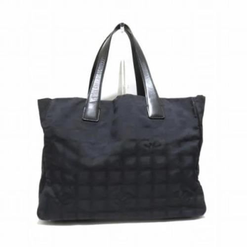 Chanel Vintage Pre-owned Nylon totevskor Black, Dam