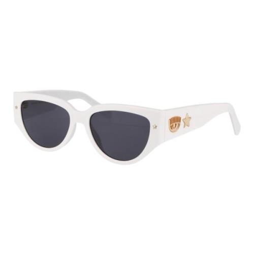 Chiara Ferragni Collection Stiliga solglasögon CF 7014/S White, Dam