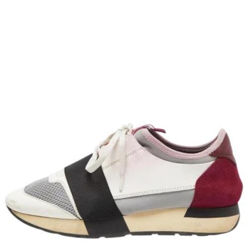 Balenciaga Vintage Pre-owned Laeder sneakers Multicolor, Dam