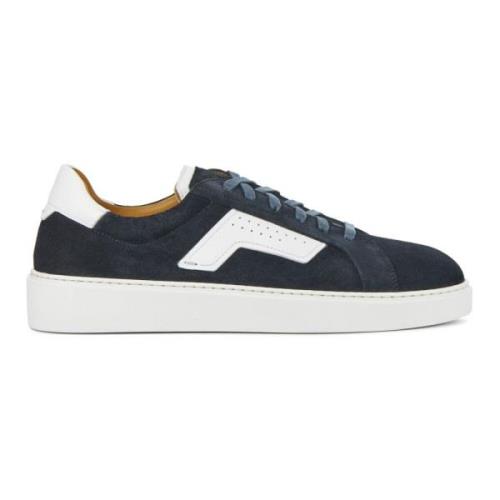 Magnanni Blåa Mockasneakers Blue, Herr