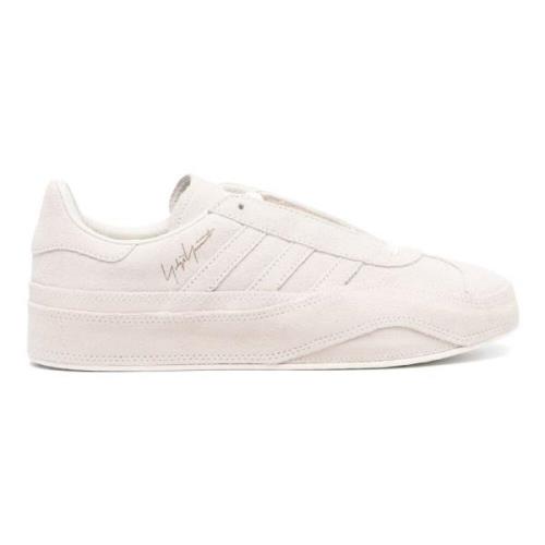 Y-3 Off-White Suede Sneakers White, Dam