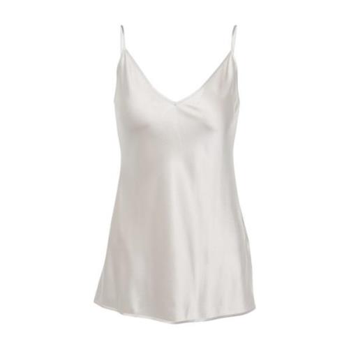 Max Mara Vit Lucca Topp White, Dam