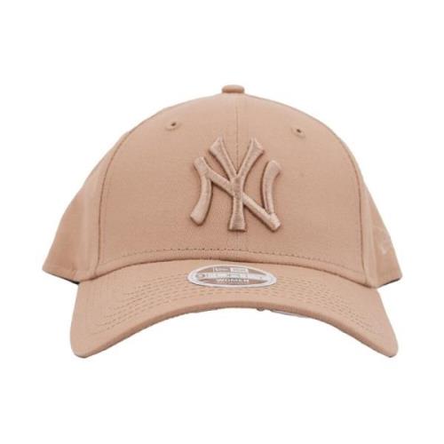 New Era Klassiska Kepsar för Kvinnor Beige, Dam