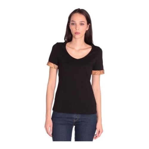 Alviero Martini 1a Classe T-Shirts Black, Dam