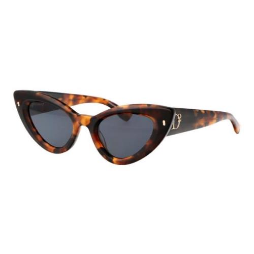 Dsquared2 Stiliga Solglasögon D2 0092/S Brown, Dam