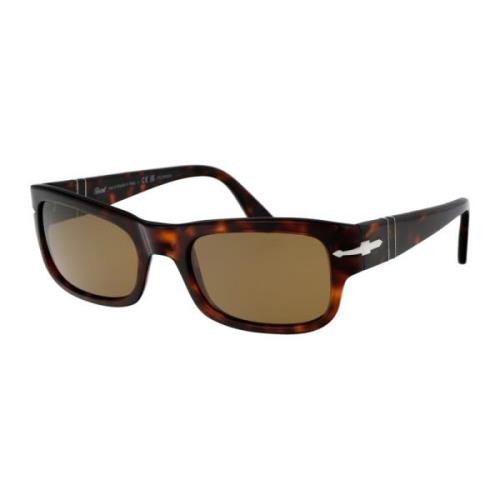 Persol Stiliga solglasögon med modell 0Po3326S Brown, Herr