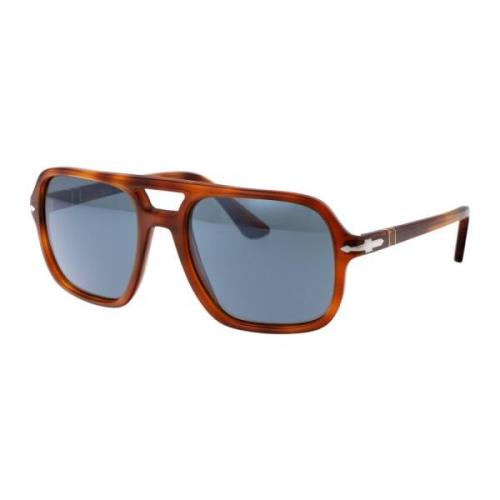 Persol Stiliga solglasögon med modell 0Po3328S Brown, Herr