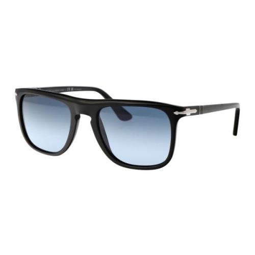 Persol Stiliga solglasögon med modell 0Po3336S Black, Herr