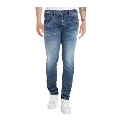 Replay Texa Jeansbyxor Medium Blå Blue, Herr