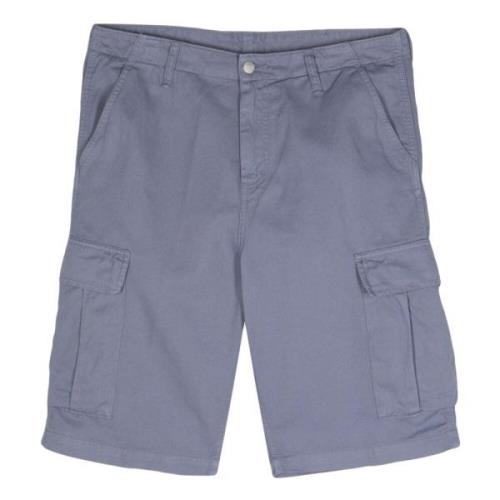 Carhartt Wip Blå Cargo Shorts Gray, Herr