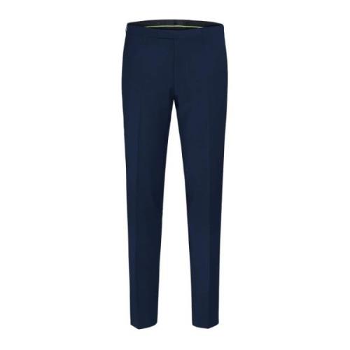 Cinque Slim Fit Wool Blend Pants Blue, Herr