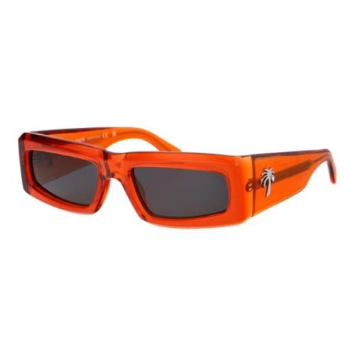 Palm Angels Yreka Solglasögon - Stilfullt Eyewear för Solskydd Orange,...