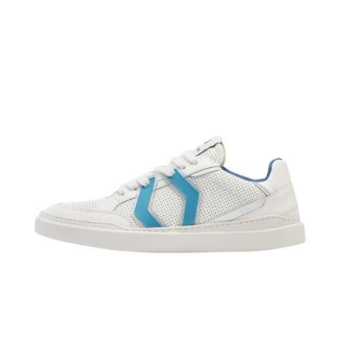 Mikakus Barcelona Marine Sneakers Inspirerade av 60-talet White, Dam