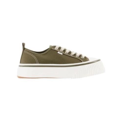 Ami Paris Bomull sneakers Green, Herr