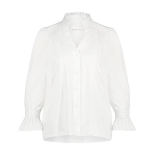 Jane Lushka Elegant Olivia Blus | Vit White, Dam