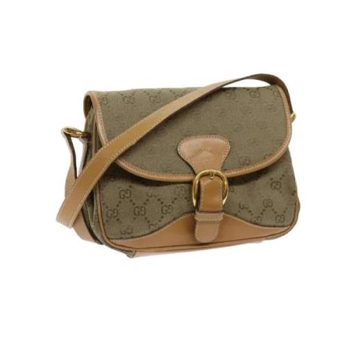 Gucci Vintage Pre-owned Canvas gucci-vskor Green, Dam