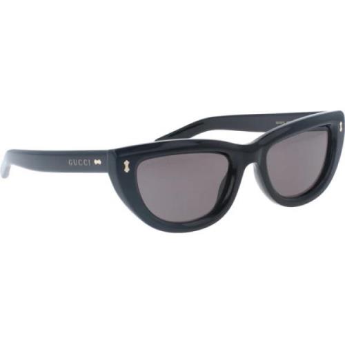 Gucci Klassiska Svarta Solglasögon Black, Dam