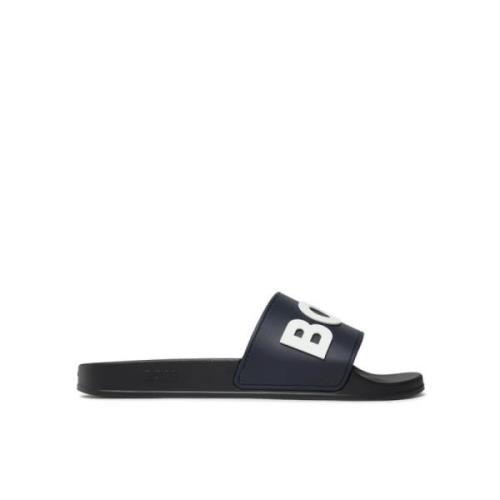 Hugo Boss Kirk Slid Sandaler Blue, Herr