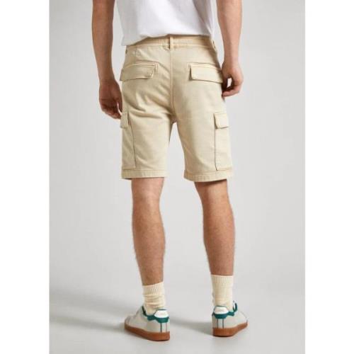 Pepe Jeans Cargo Gymdigo Shorts Beige, Herr