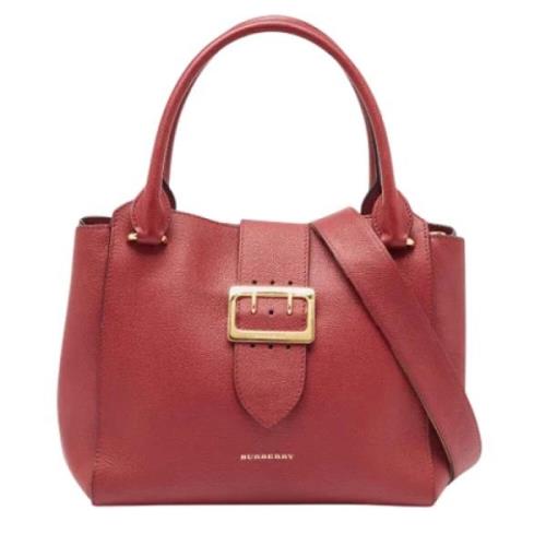 Burberry Vintage Pre-owned Laeder totevskor Red, Dam