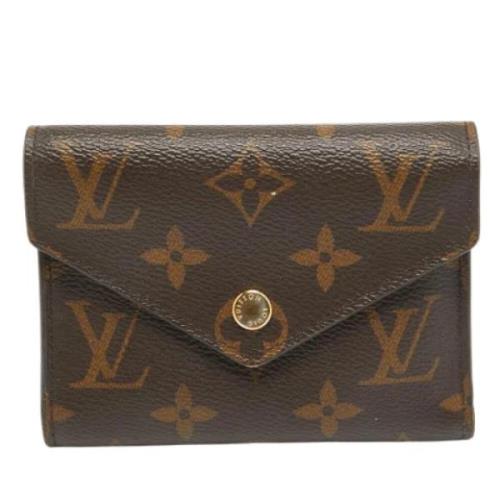 Louis Vuitton Vintage Pre-owned Belagd canvas plnbcker Brown, Dam