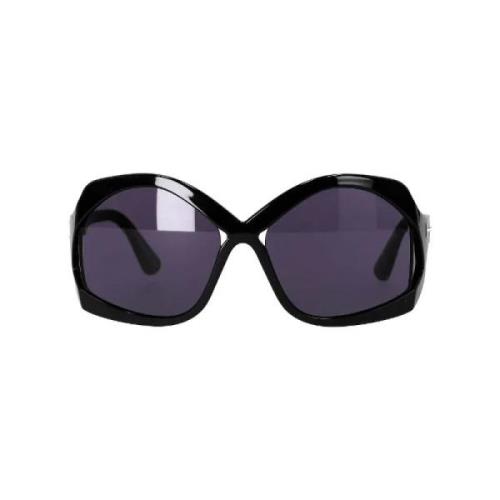 Tom Ford Pre-owned Pre-owned Plast solglasgon Black, Dam