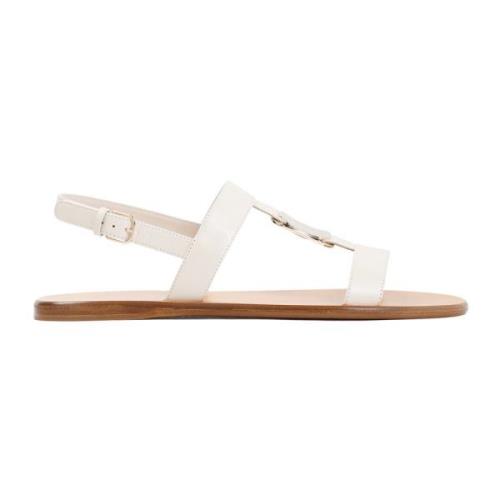 Salvatore Ferragamo Vida Sandaler White, Dam