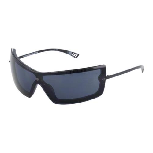 Le Specs Stiliga Bodyguard Solglasögon i Svart Black, Unisex