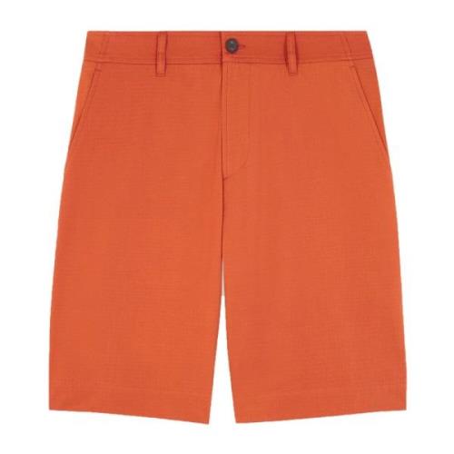 Maison Kitsuné Ripstop Bomullsshorts Red, Herr