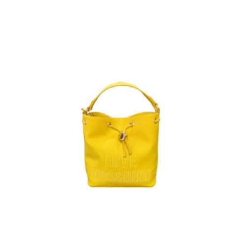 Love Moschino Paljett Mini Hinkväska Sun Yellow, Dam