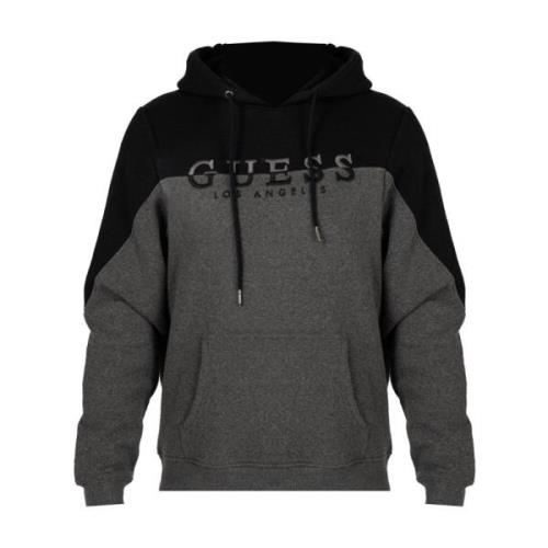 Guess Hoodie med justerbar dragsko Gray, Herr